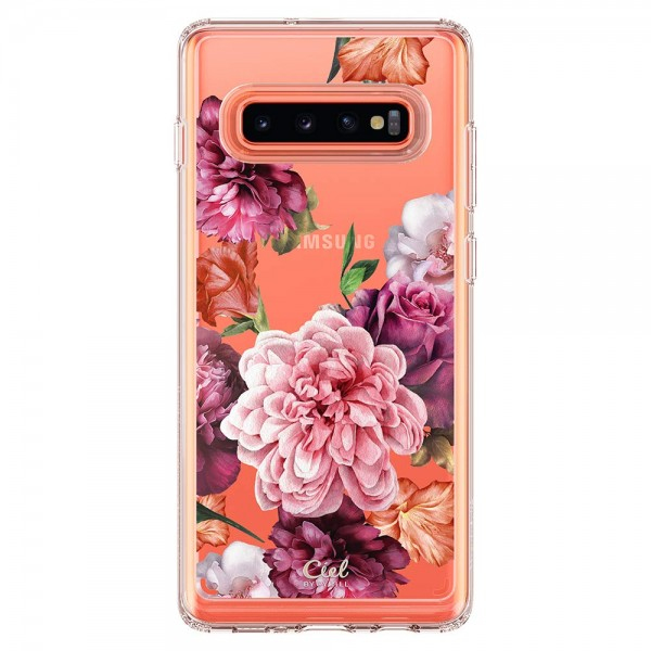 Galaxy S10+ Case Cecile Rose Floral