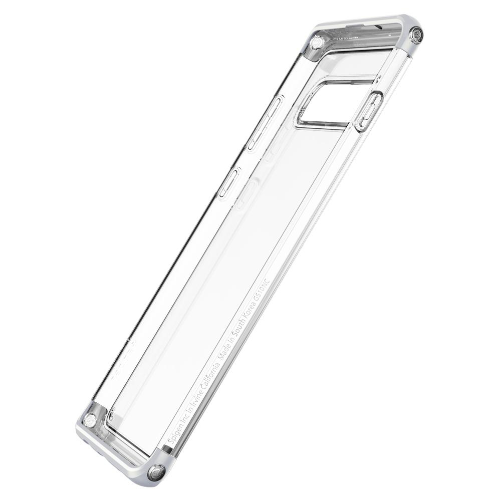 Galaxy S10 Case Neo Hybrid Nc White Chrome Frame