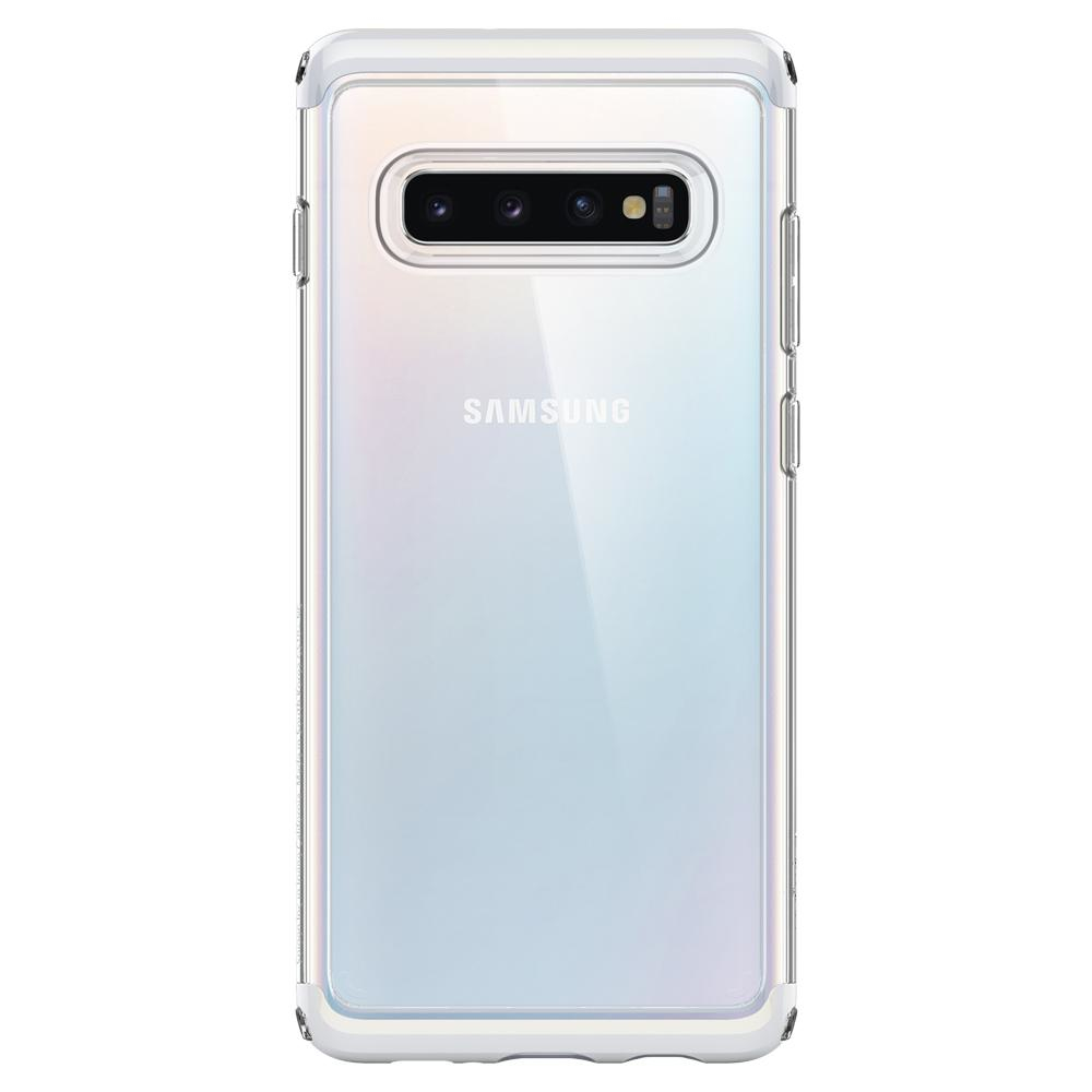 Galaxy S10 Case Neo Hybrid Nc White Chrome Frame