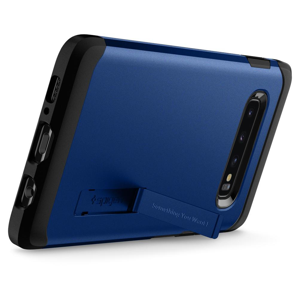 Galaxy S10+ Case Tough Armor Prism Blue