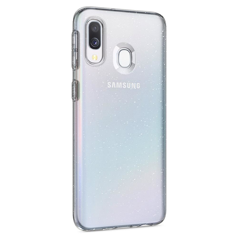 Galaxy A40 Case Liquid Crystal Glitter Crystal Quartz