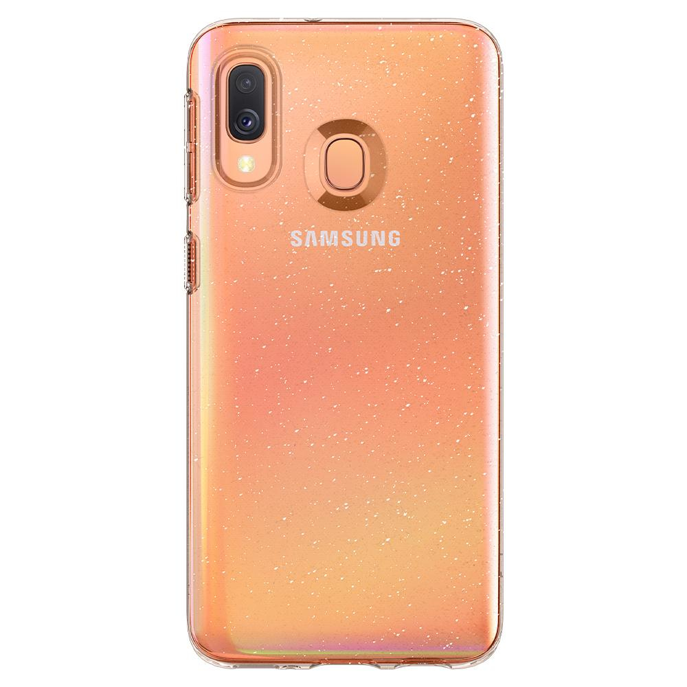 Galaxy A40 Case Liquid Crystal Glitter Crystal Quartz