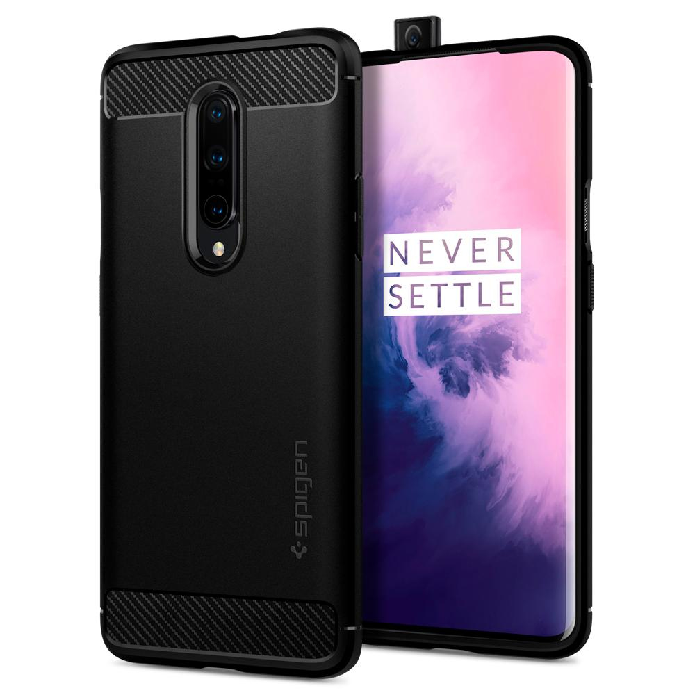 Oneplus 7 Pro Case Rugged Armor Matte Black