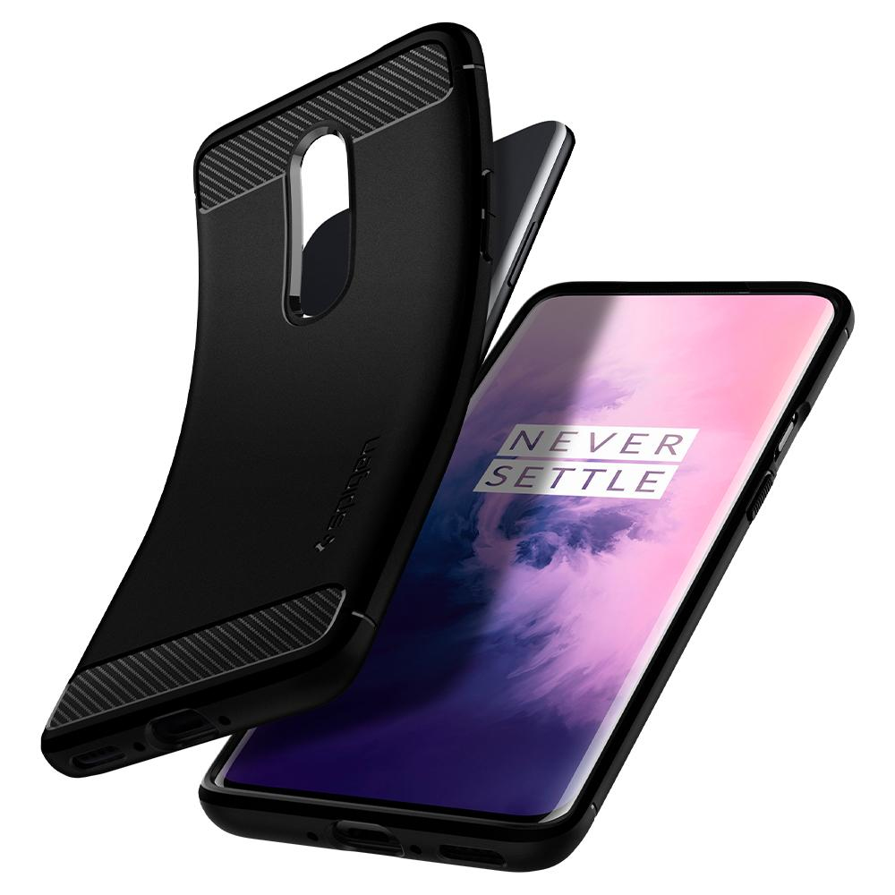 Oneplus 7 Pro Case Rugged Armor Matte Black