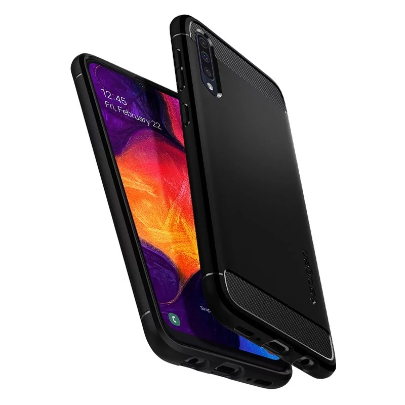 Galaxy A20 Rugged Armor Matte Black