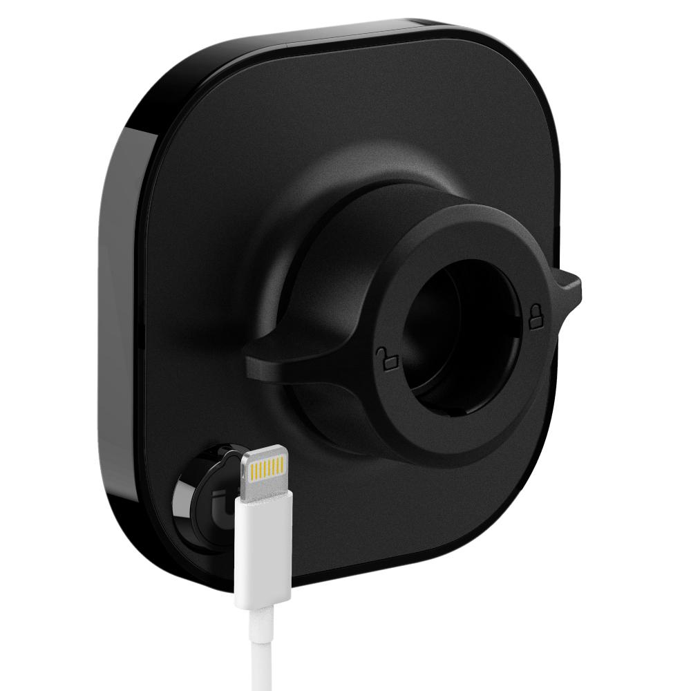 Car Mount Holder (iPhone 12 Dashboard/Windshield One Tap) Black ITS35