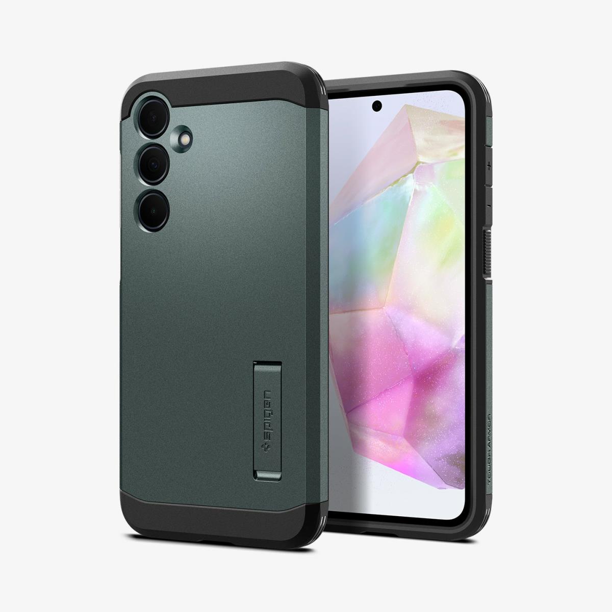 Galaxy A35 (2024) Case Tough Armor Abyss Green