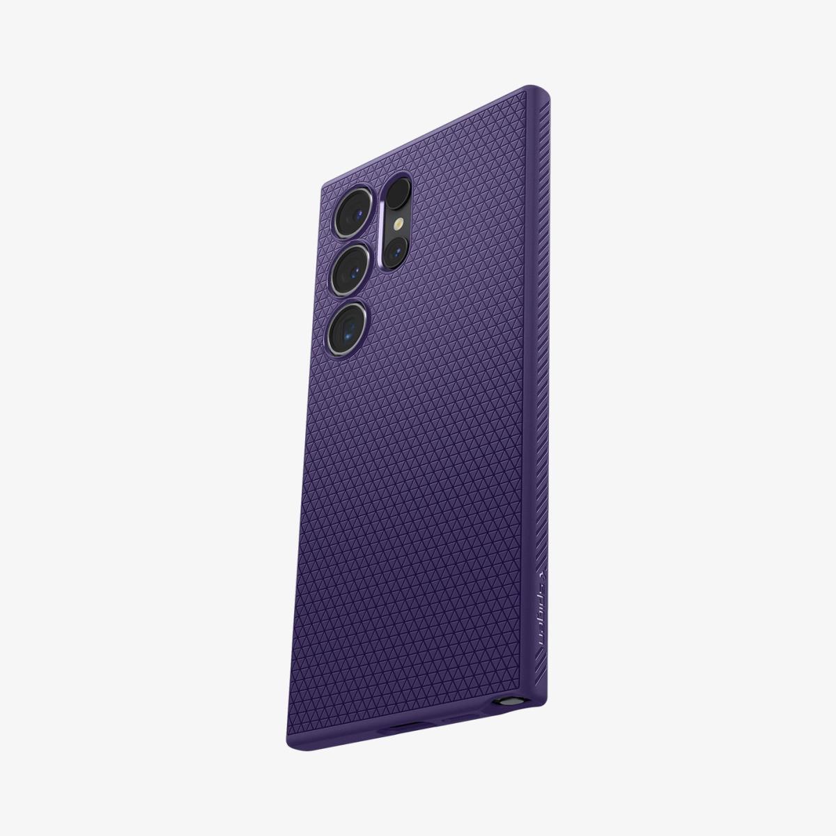 Galaxy S24 Ultra Case Liquid Air Deep Purple