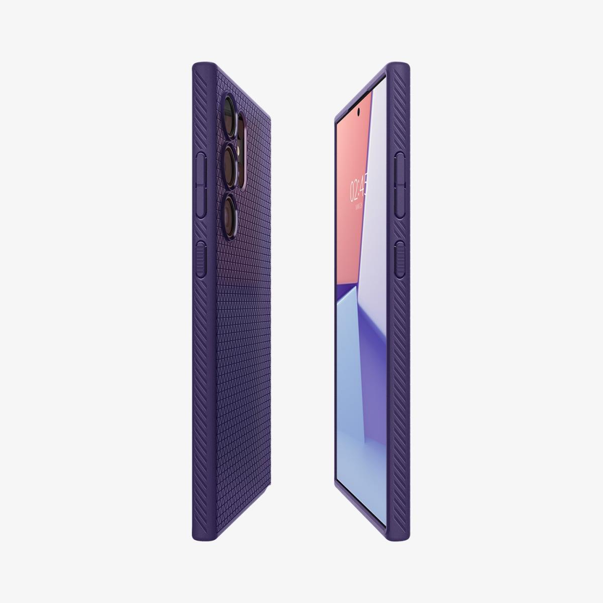 Galaxy S24 Ultra Case Liquid Air Deep Purple