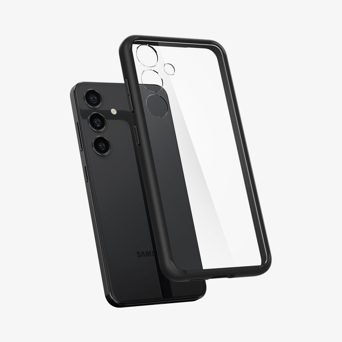 Galaxy S24 Ultra Case Hybrid Matte Black
