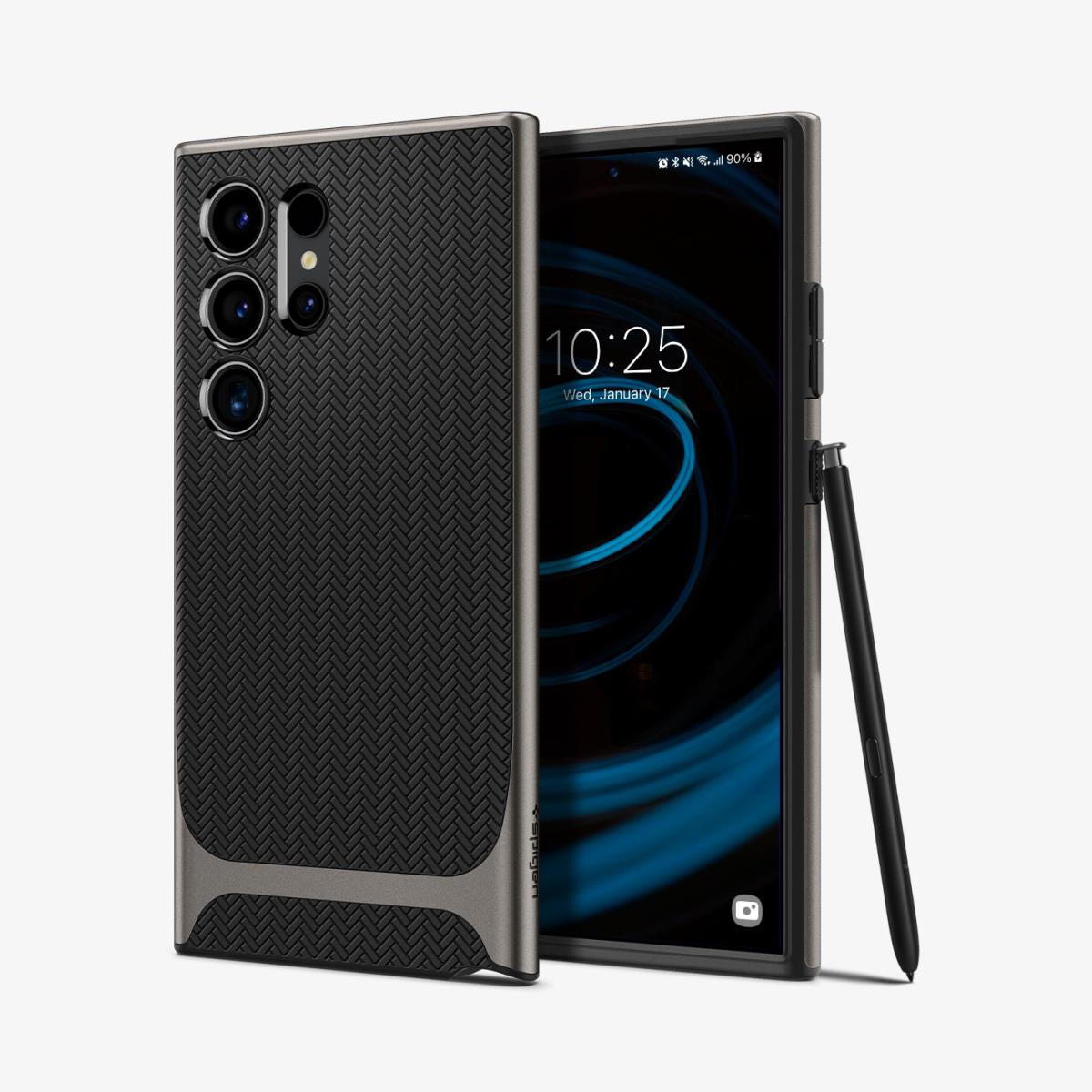 Galaxy S24 Ultra Case Neo Hybrid Gunmetal