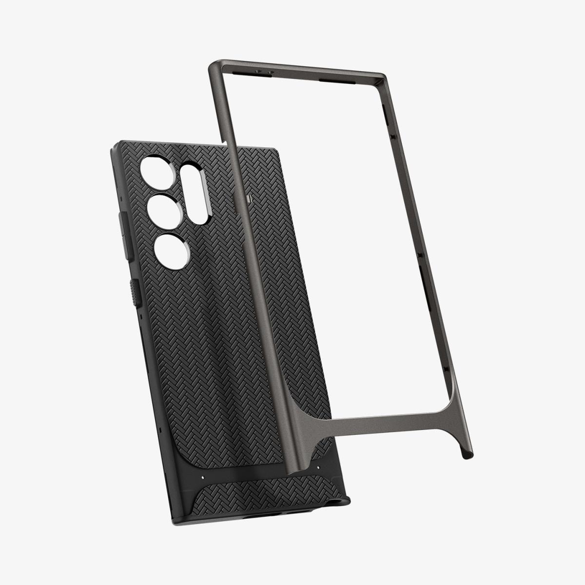 Galaxy S24 Ultra Case Neo Hybrid Gunmetal