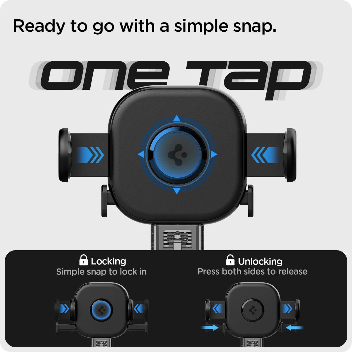 OneTap Universal Car Mount Air Vent Black UTS12