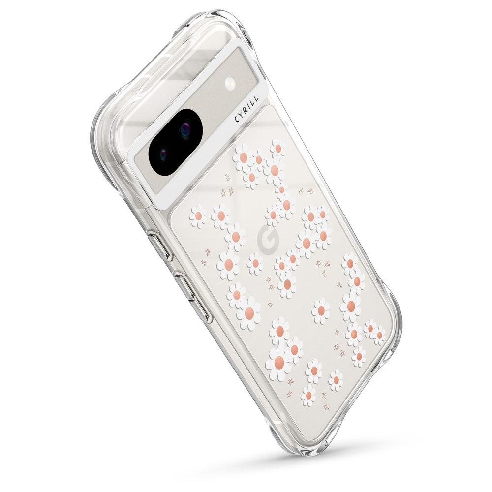 Google Pixel A (2024) Case Cecile White Daisy