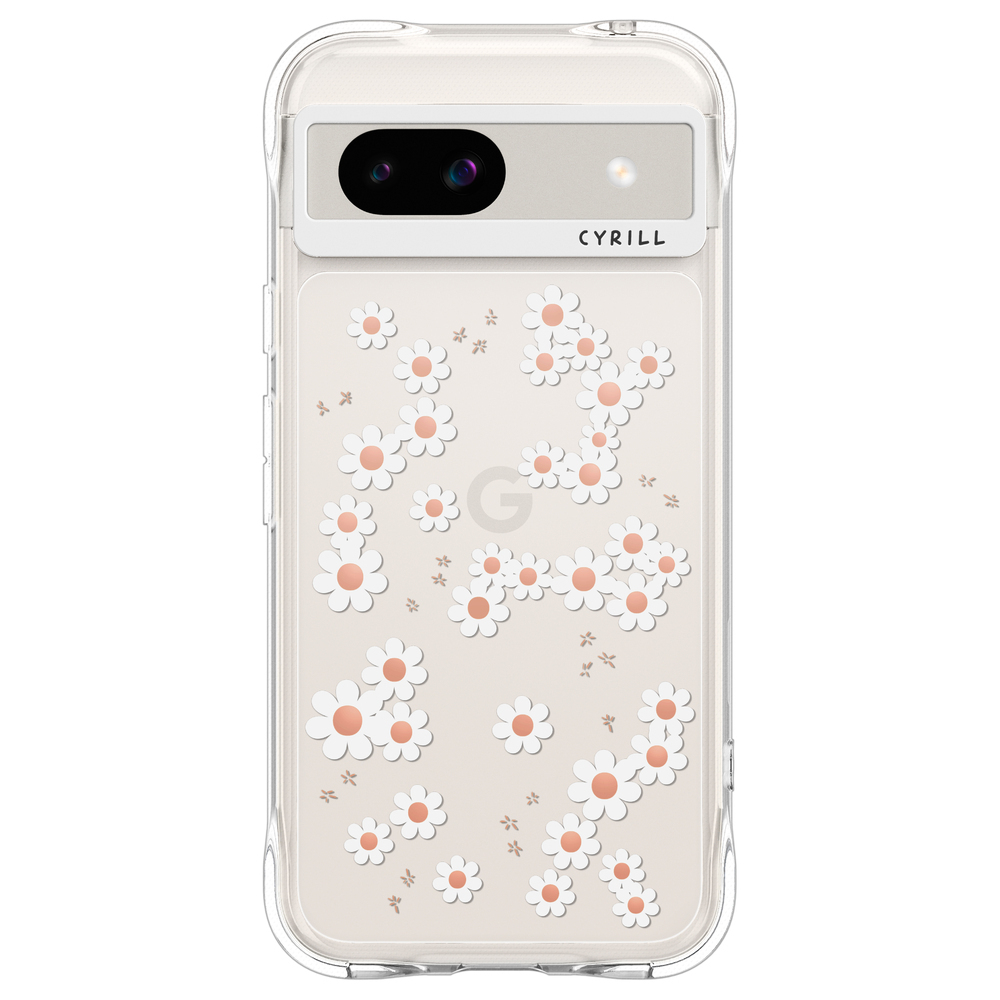 Google Pixel A (2024) Case Cecile White Daisy
