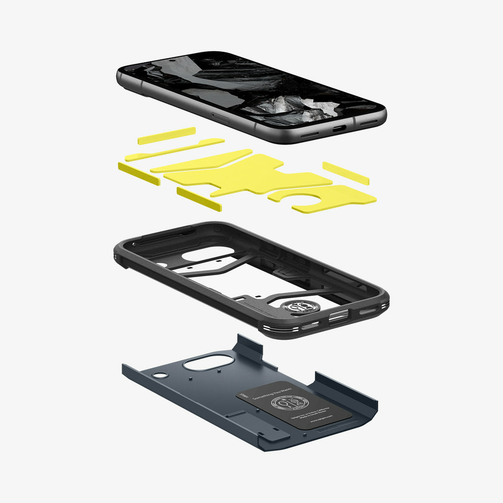 Google Pixel A (2024) Case Tough Armor Metal Slate