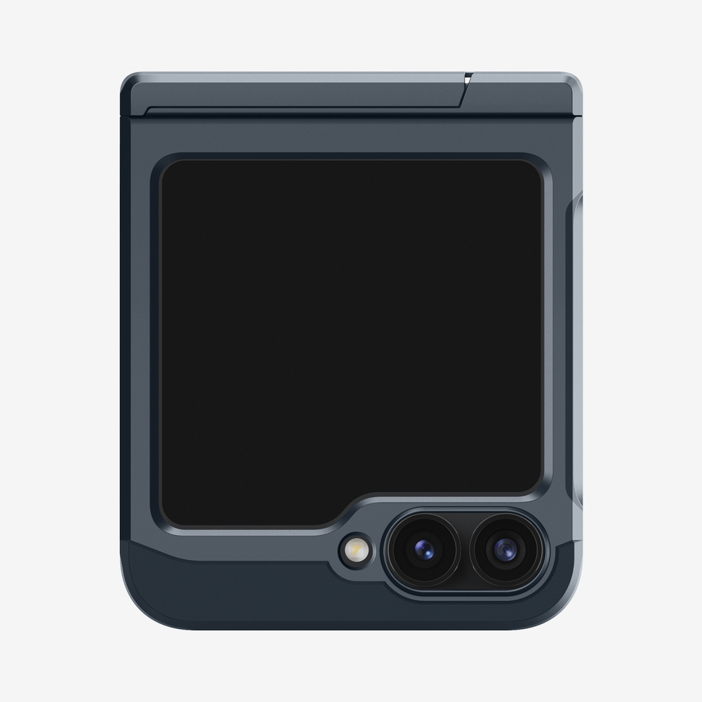 Galaxy Flip Case (2024) Tough Armor Pro Metal Slate