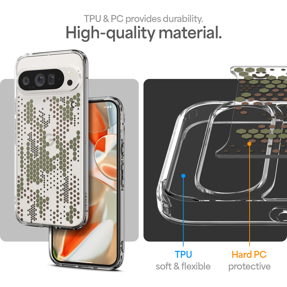Google Pixel 6.3in Pro/6.3in (2024) Case Ultra Hybrid Digital Camo