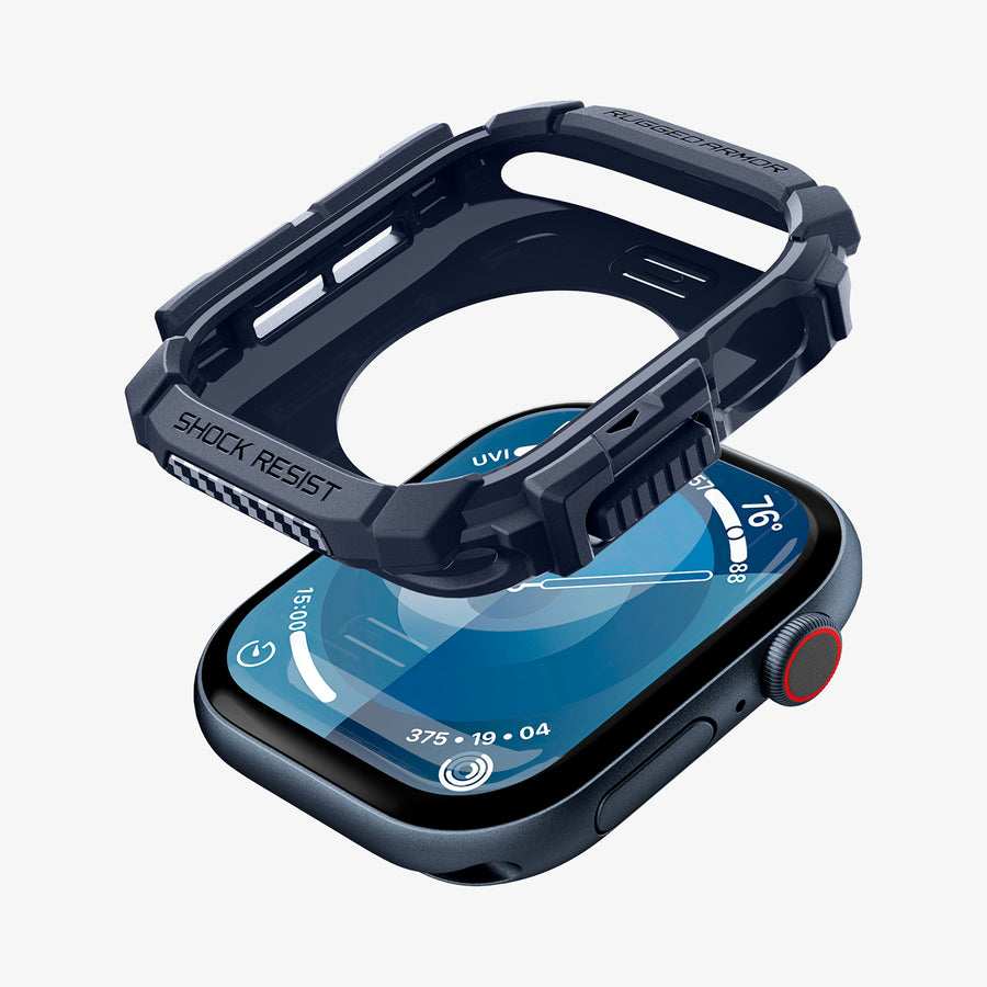 Apple Watch 10 (42mm) Case Rugged Armor Navy Blue