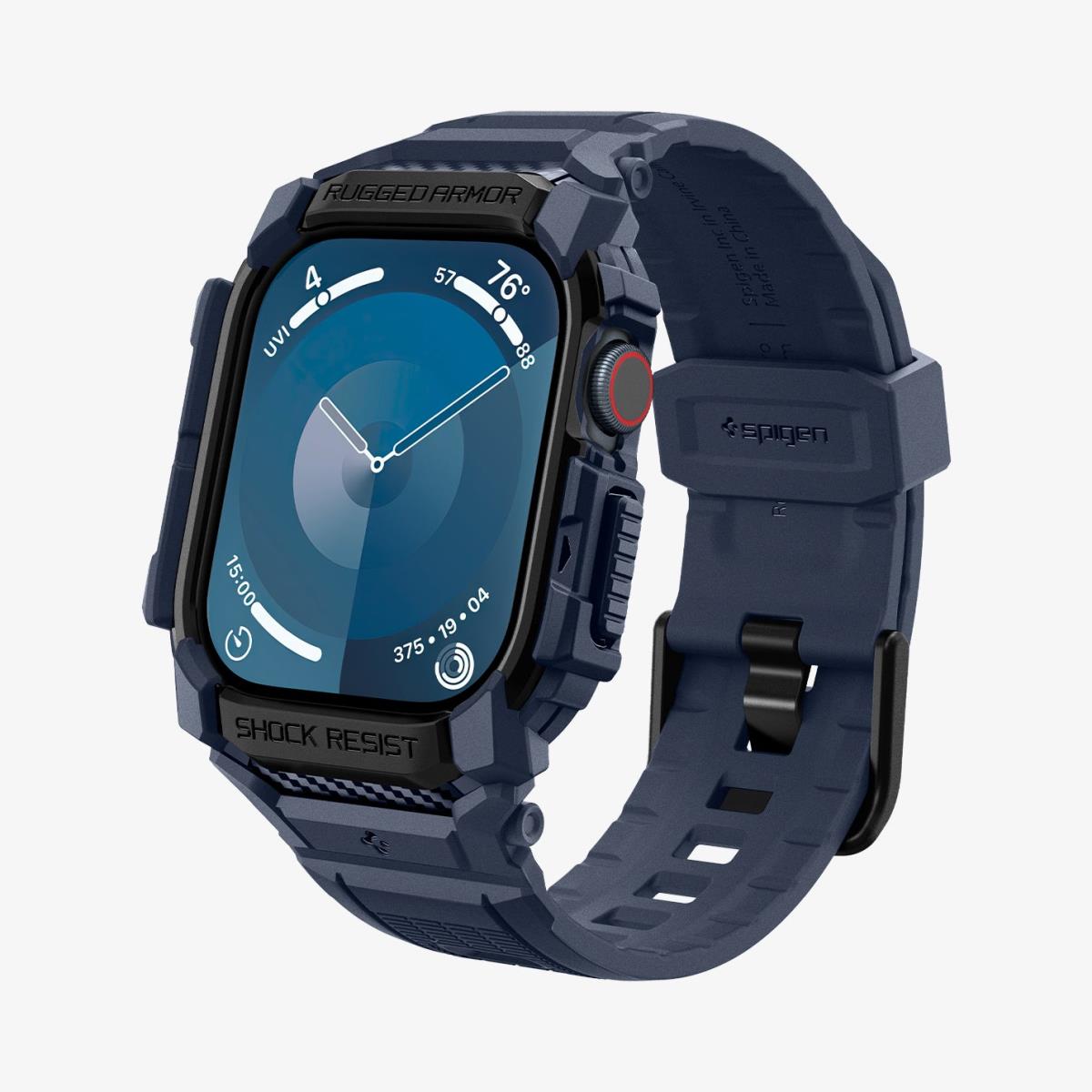 Apple Watch 10 (46mm) Case Rugged Armor Pro Navy Blue