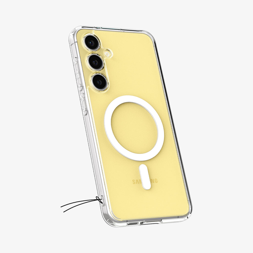 Galaxy S24 FE Ultra Hybrid Case Mag Fit White