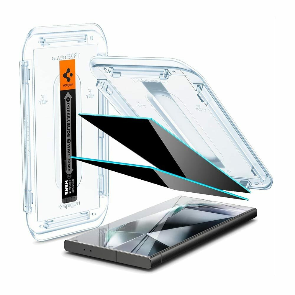Screen Protector For Galaxy S24 Ultra Glas.tR EZ Fit (Privacy) (2P)