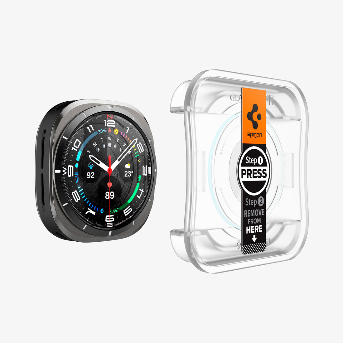 Screen Protector Galaxy Watch Ultra Glas.tR EZ Fit (2P)