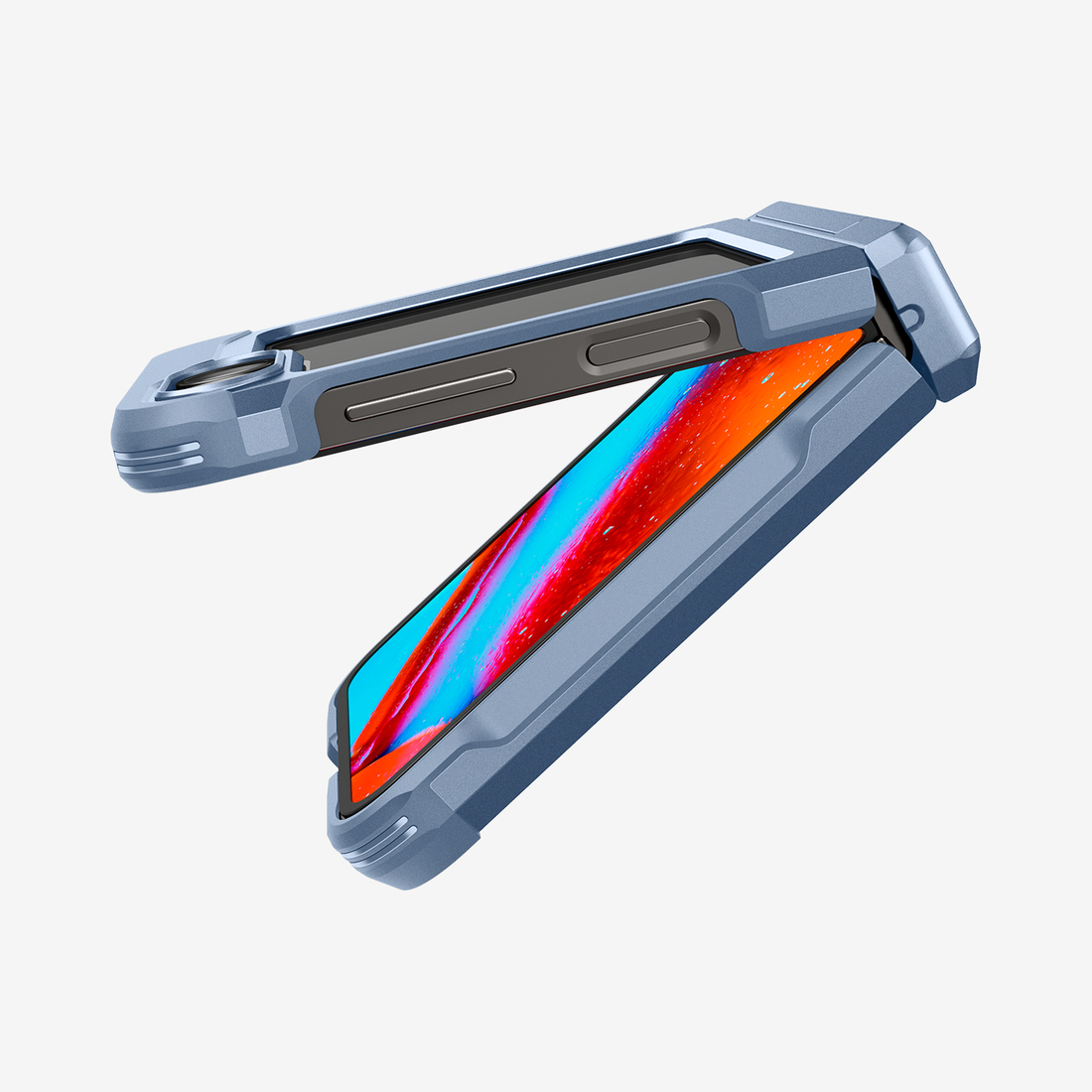 Galaxy Flip 6 Case Tough Armor Pro Sierra Blue