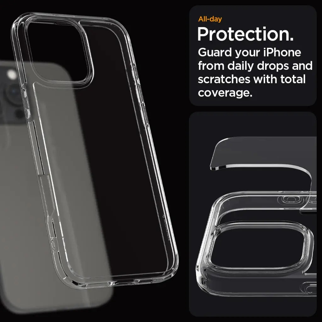 iPhone 16 Pro Max Crystal Hybrid Crystal Clear