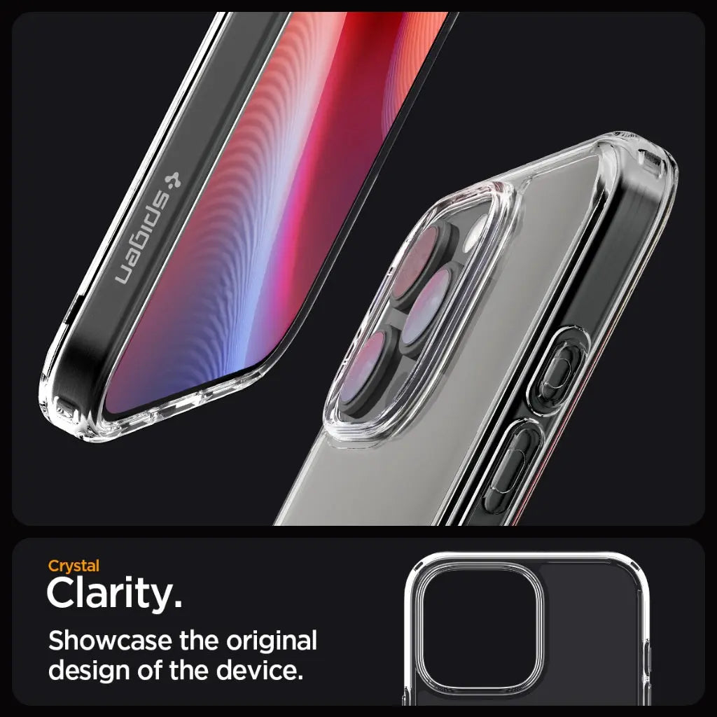 iPhone 16 Pro Max Crystal Hybrid Crystal Clear