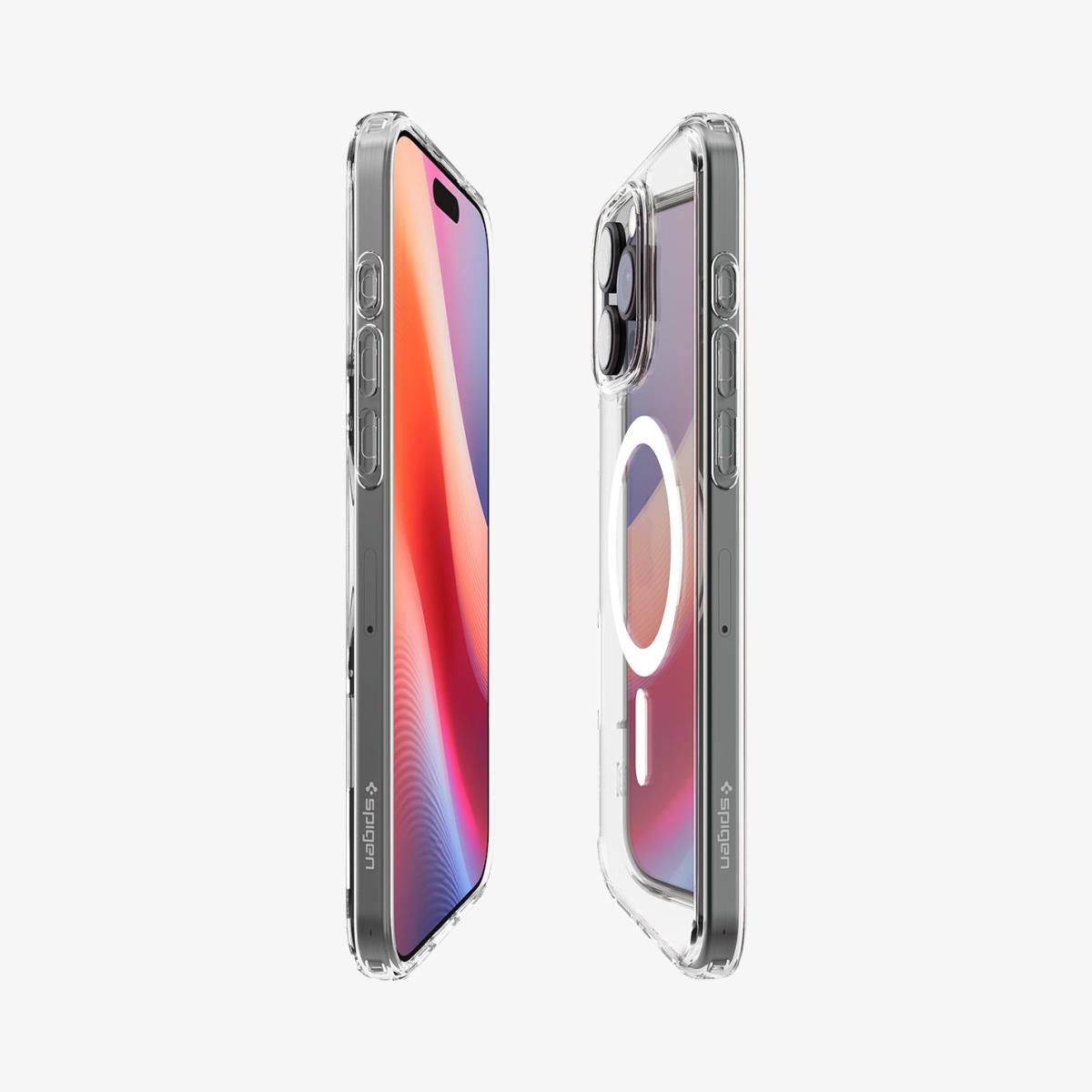 iPhone 16 Pro Max Crystal Hybrid Magfit White