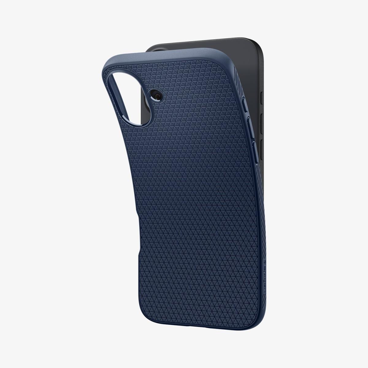iPhone 16 Plus Case Liquid Air Navy Blue