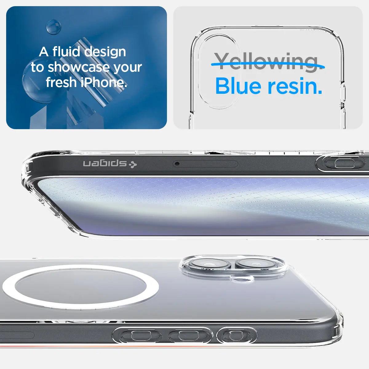 iPhone 16 Plus Case Liquid Crystal MagFit Crystal Clear