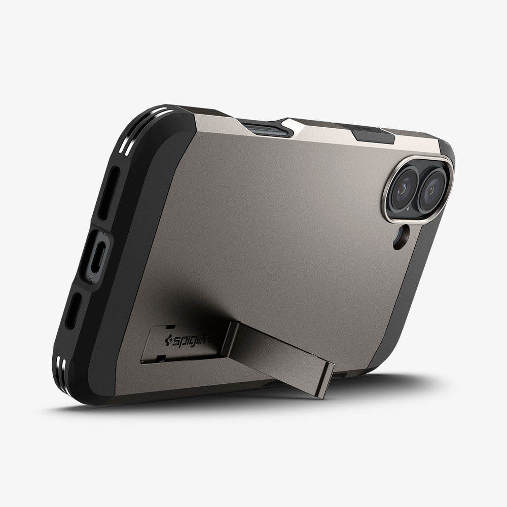 iPhone 16 Plus Case Tough Armor MagFit Gunmetal
