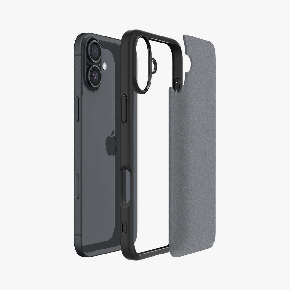 iPhone 16 Plus Case Ultra Hybrid Frost Black
