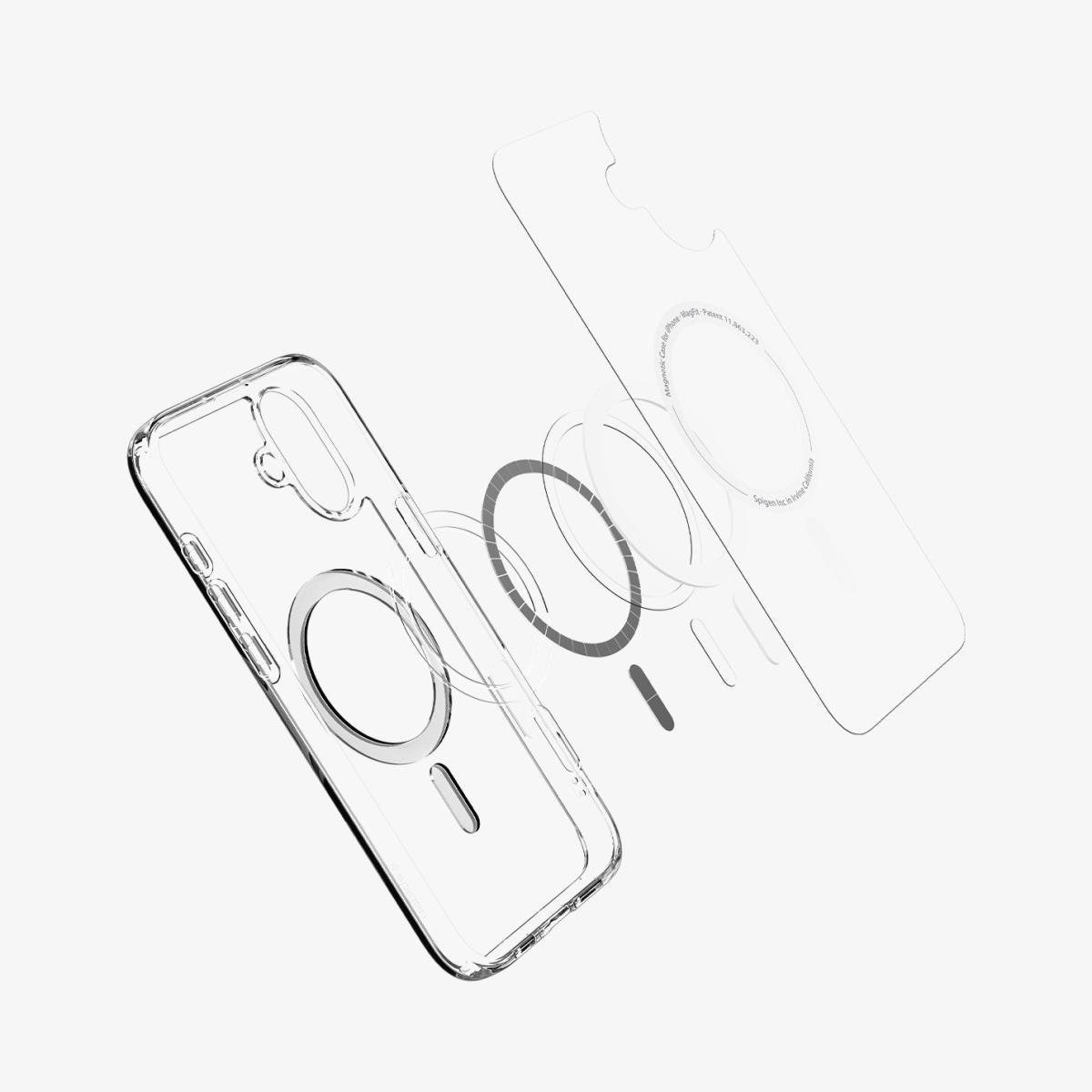 iPhone 16 Plus Case Ultra Hybrid MagFit White