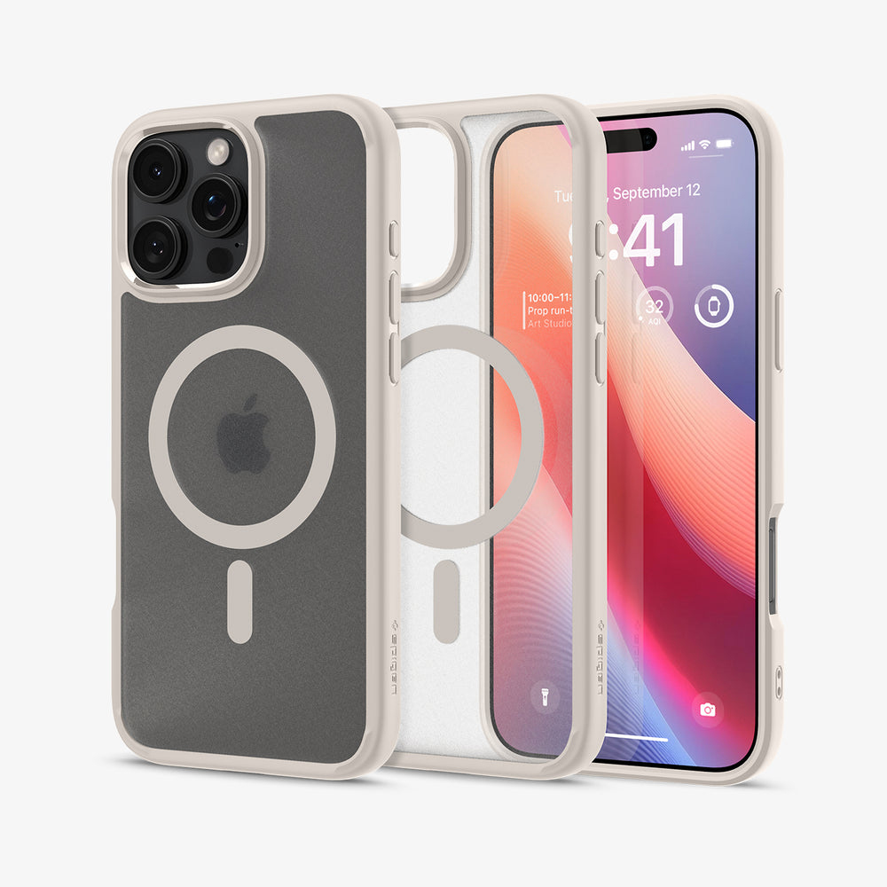 iPhone 16 Pro Max Ultra Hybrid MagFit Frost Natural Titanium