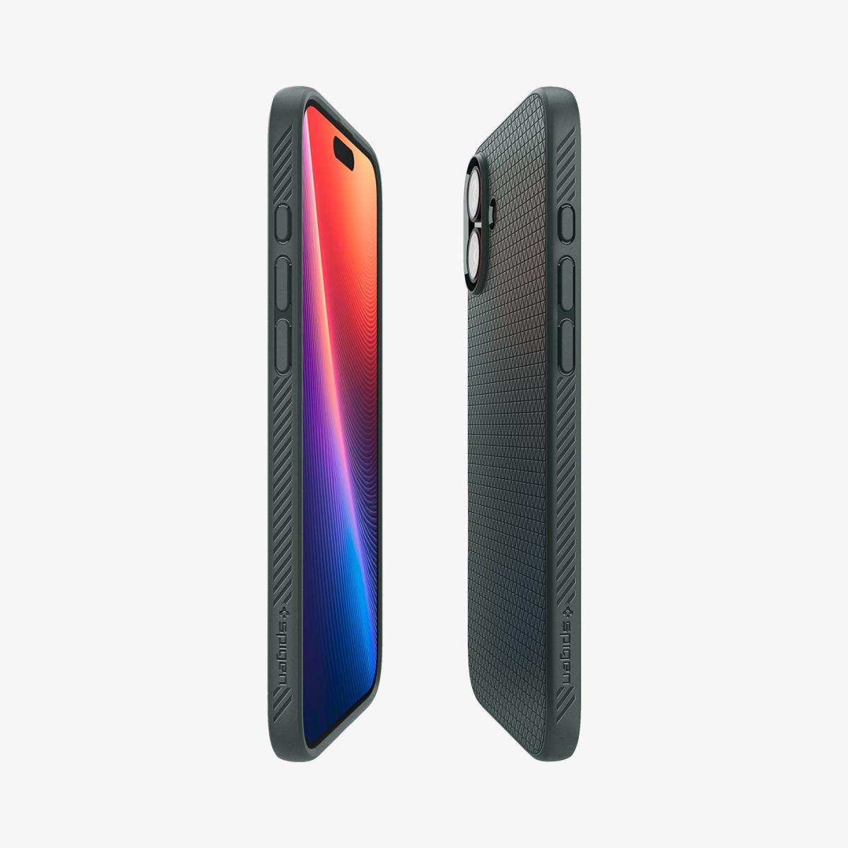 iPhone 16 Case Liquid Air Abyss Green