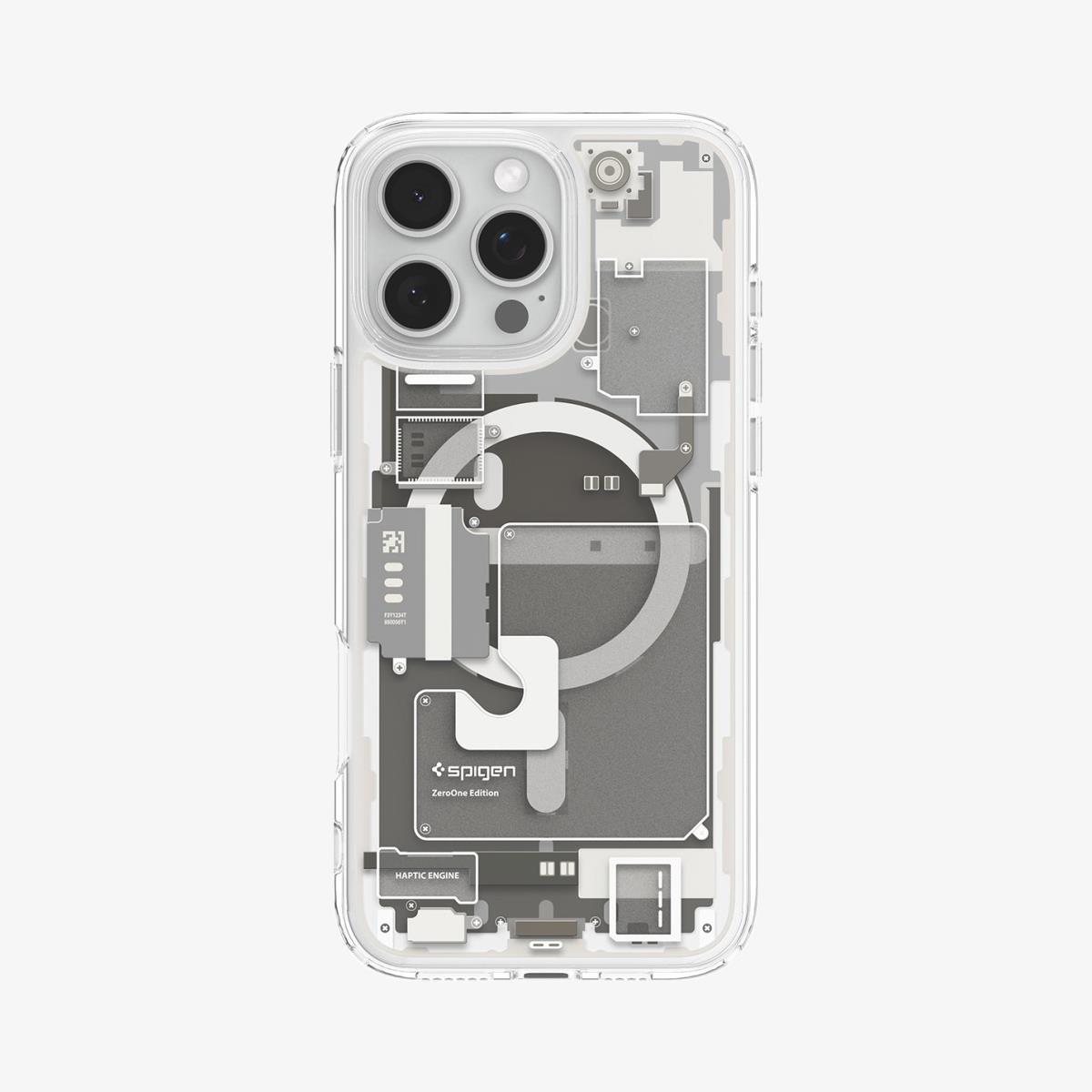 iPhone 16 Pro Case Ultra Hybrid MagFit Zero One Natural Titanium
