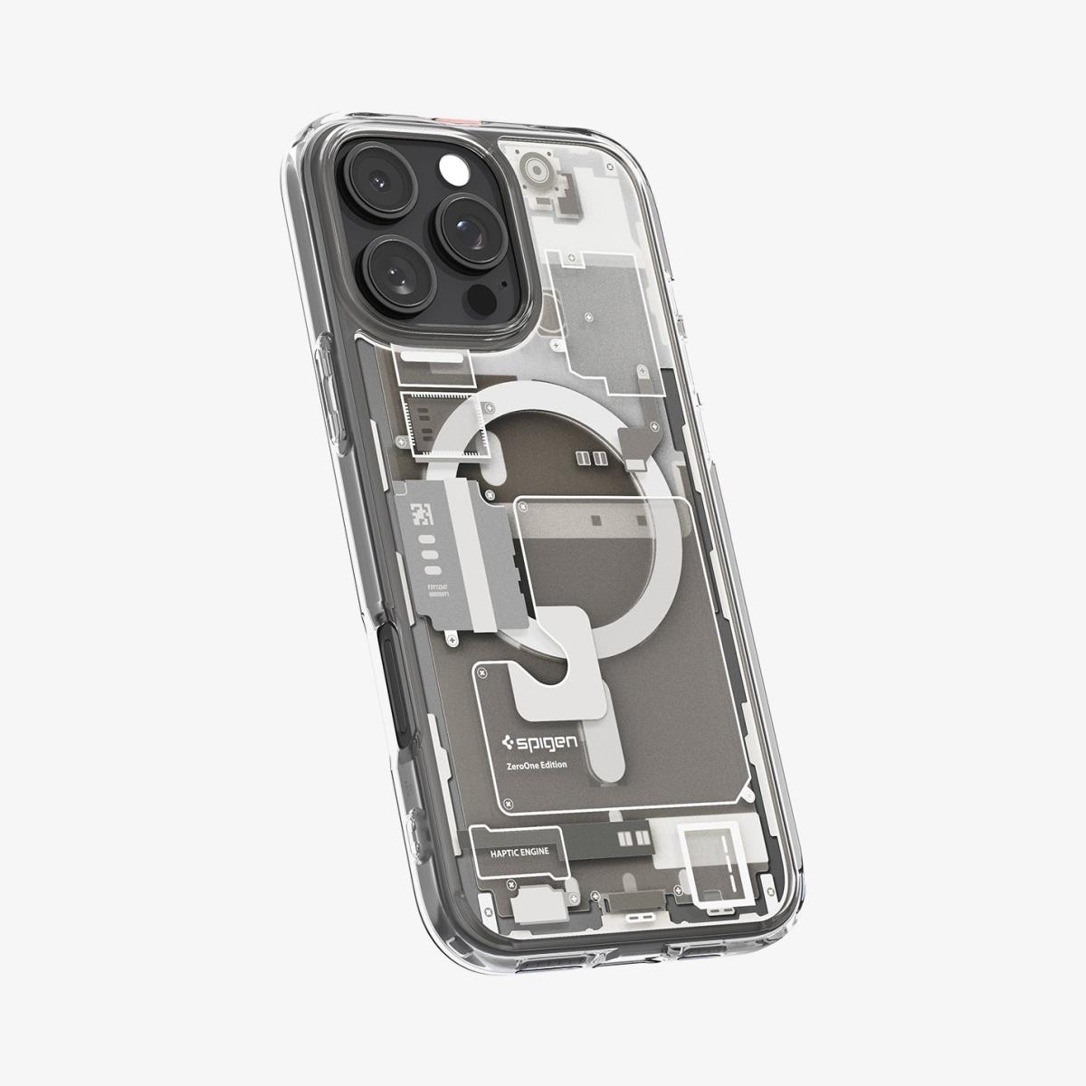 iPhone 16 Pro Case Ultra Hybrid MagFit Zero One Natural Titanium