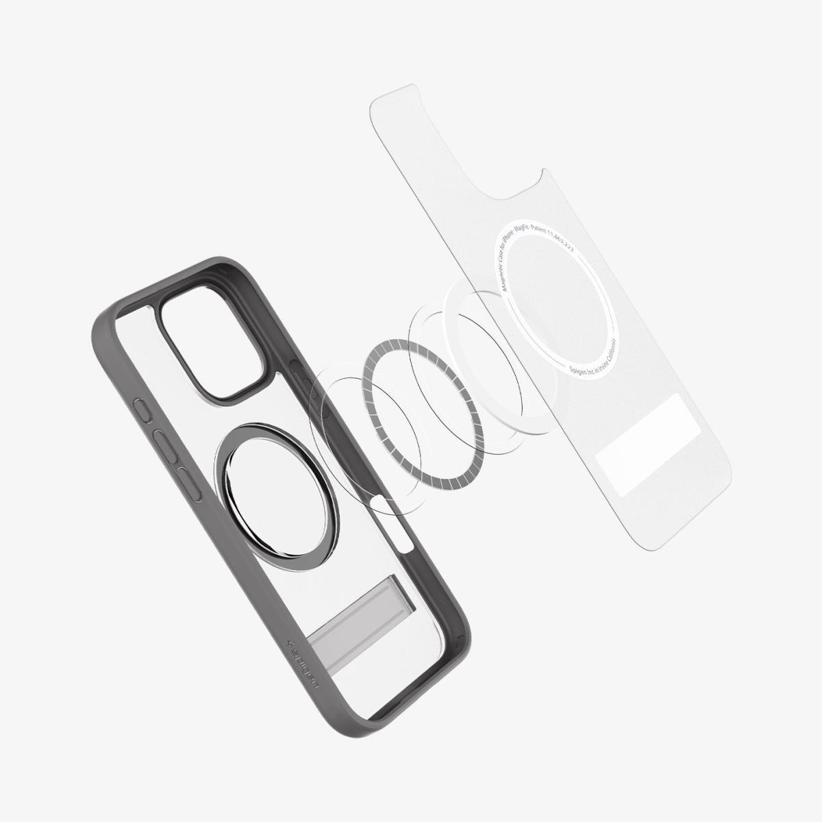 iPhone 16 Pro Case Ultra Hybrid S MagFit Frost Gray
