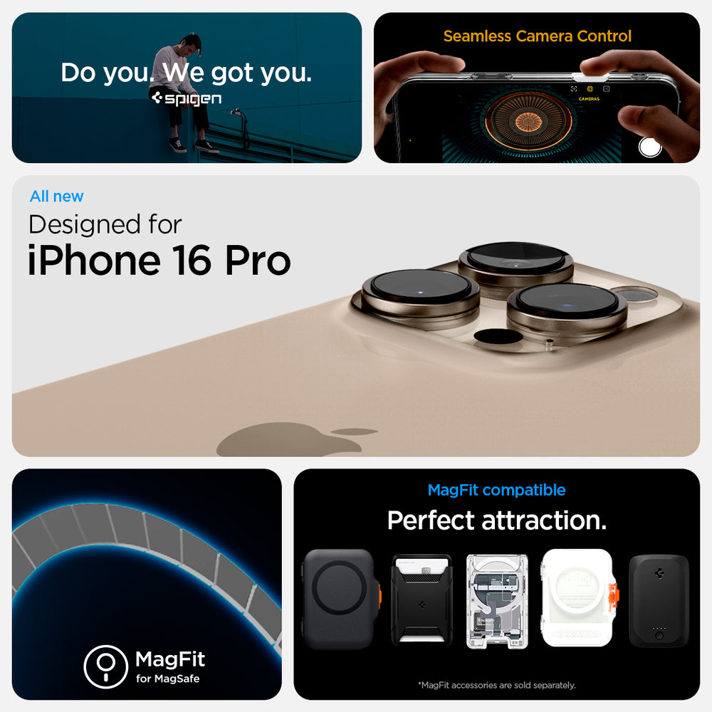 iPhone 16 Pro Case Ultra Hybrid T MagFit Graphite