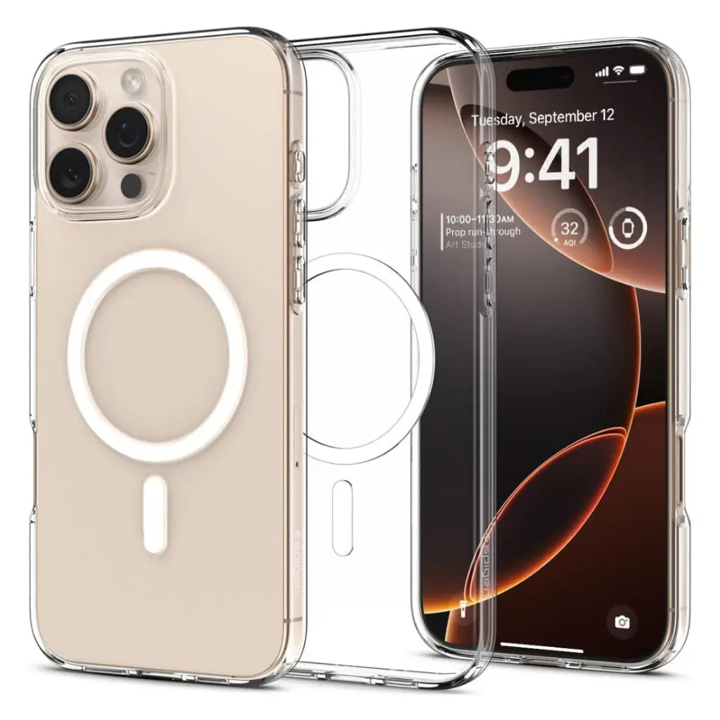 iPhone 16 Pro Case Liquid Crystal MagFit Crystal Clear