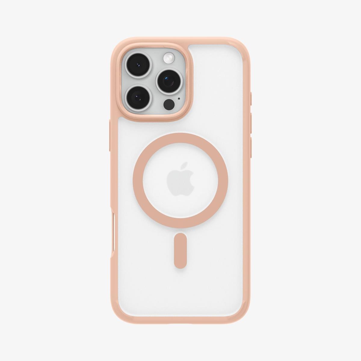 iPhone 16 Pro Case Ultra Hybrid MagFit Frost Rose Titanium