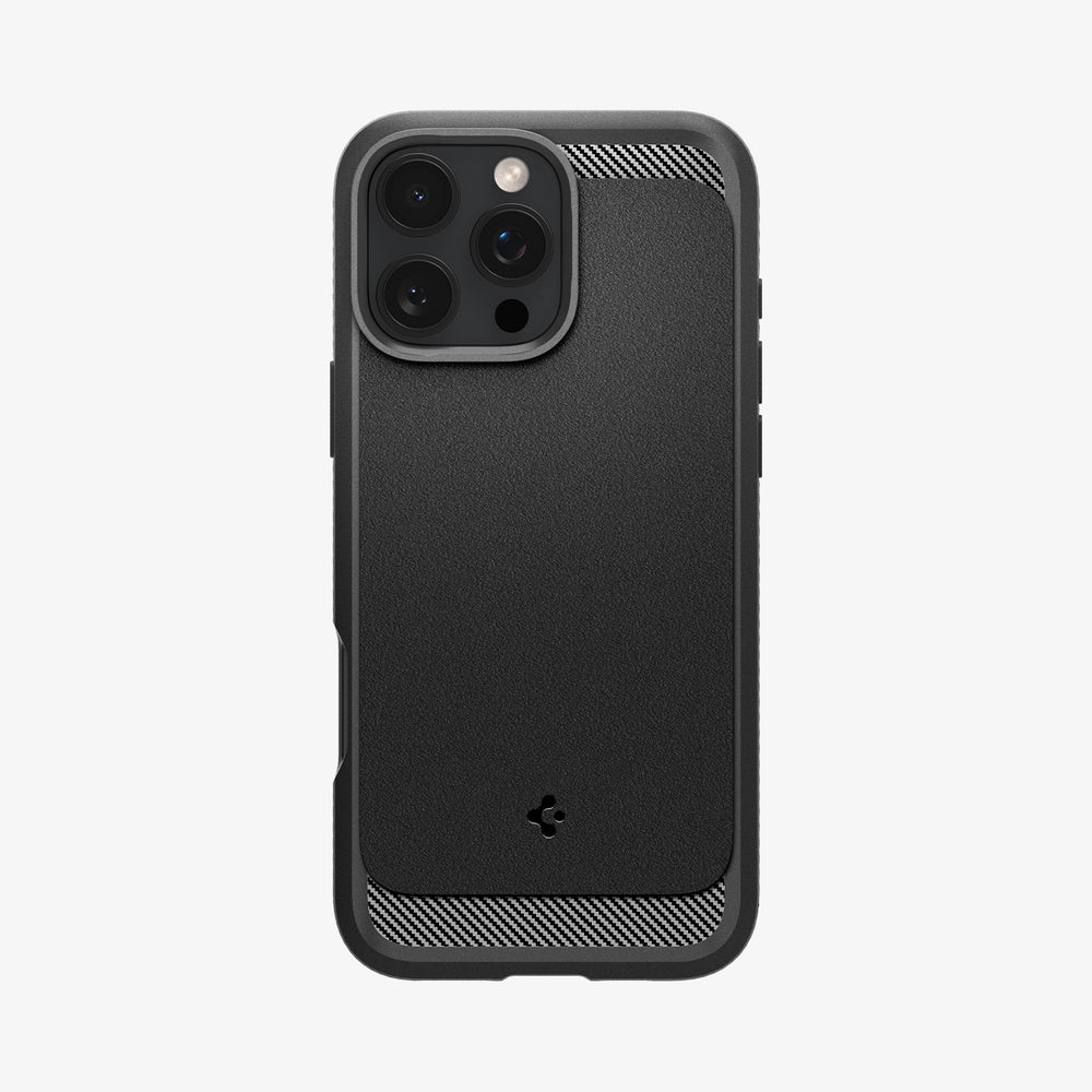 iPhone 16 Pro Case Rugged Armor MagFit Matte Black