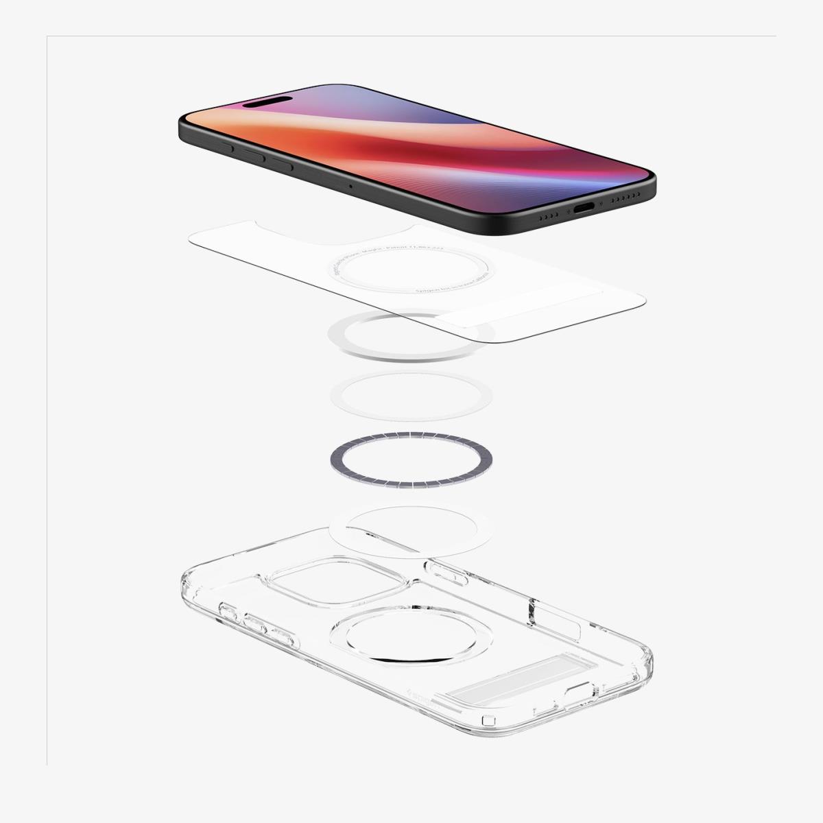 iPhone 16 Pro Case Slim Armor Essential S MagFit Crystal Clear