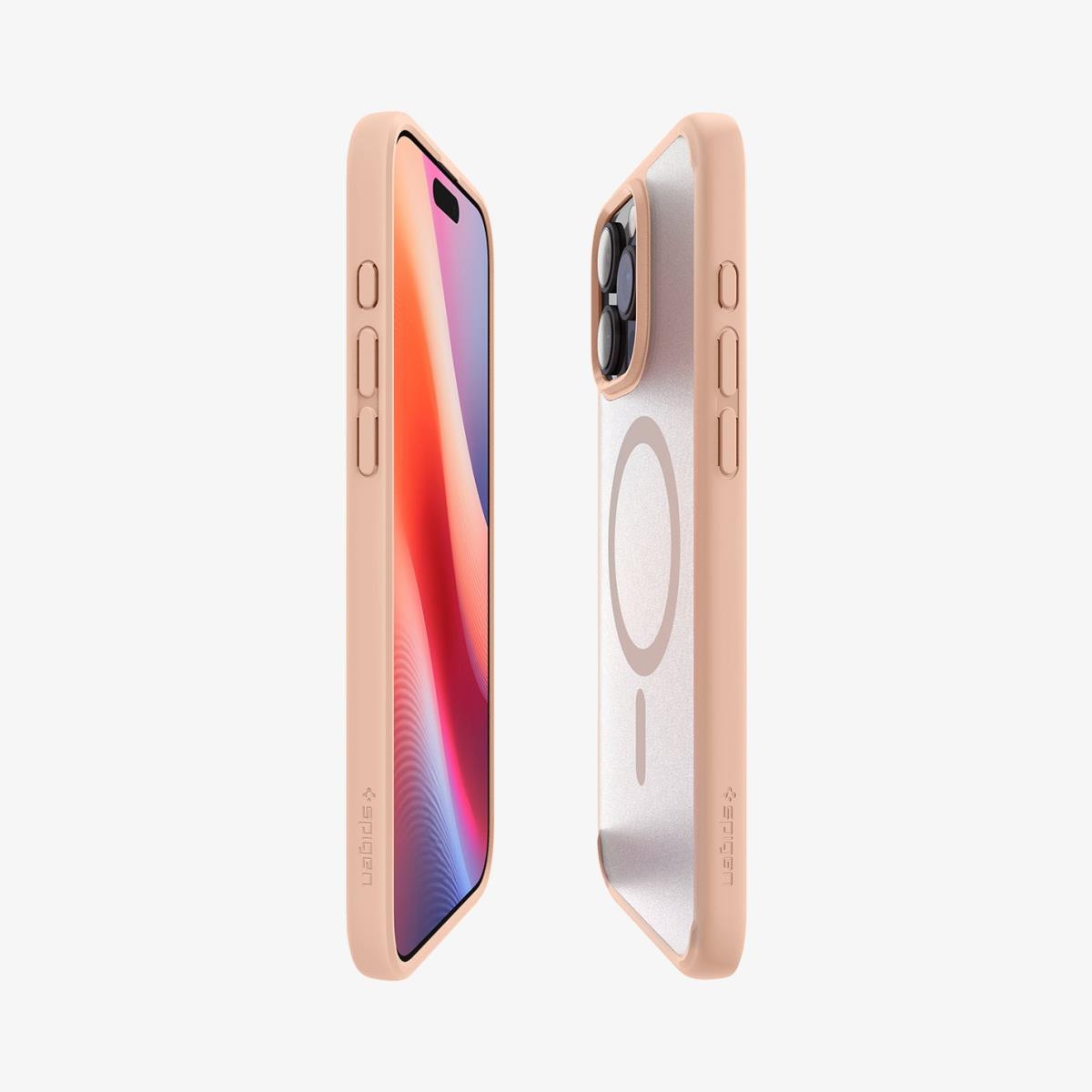 iPhone 16 Pro Max CaseUltra Hybrid MagFit Frost Rose Titanium