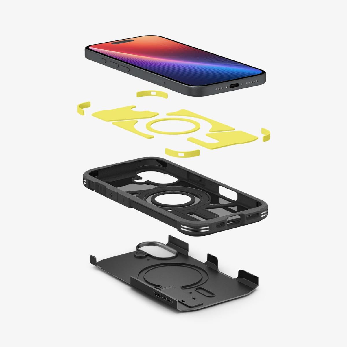 iPhone 16 Case Tough Armor Black