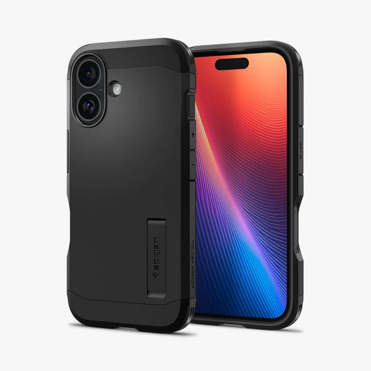 iPhone 16 Case Tough Armor Black