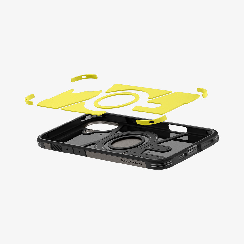 iPhone 16 Case Tough Armor MagFit Gunmetal
